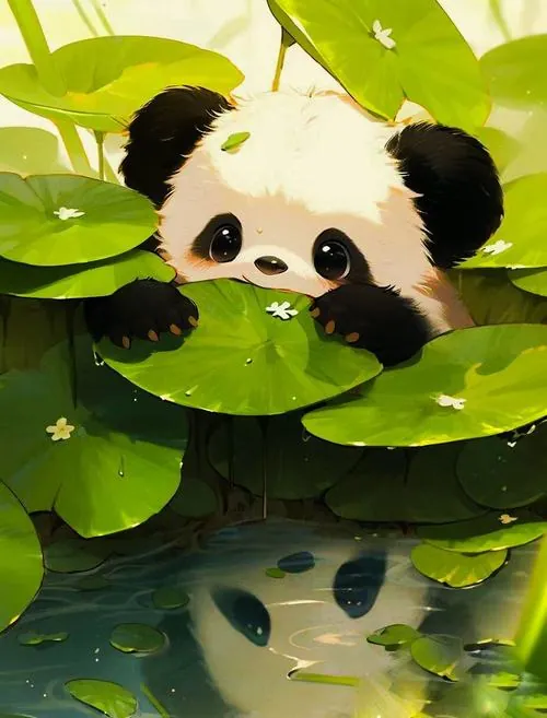 99 Hình Nền Gấu Trúc Cute từ chibi đáng yêu tới 3D nổi khối với thần thái siêu thư giãn