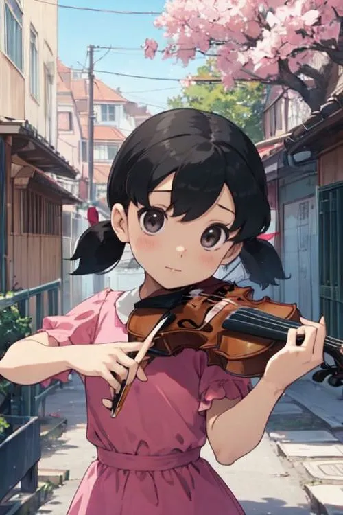 44 Hình Ảnh Shizuka Anime cute phiên bản điện ảnh biểu cảm ngại ngùng má hồng nhẹ